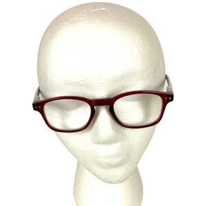 Ellen Degeneres Hannah Womens Eyeglass Frames Red Acetate 47-22-135